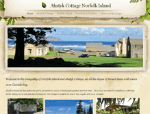 Tablet Screenshot of ahstykcottage.com